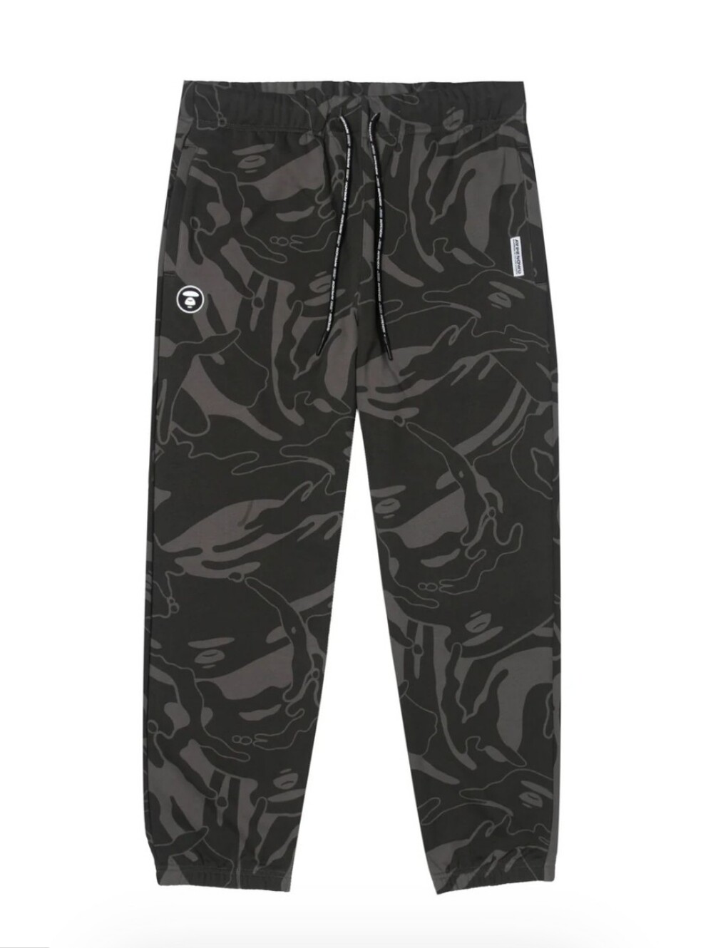 AAPE By Bape Moonface Camo Sweatpants Khaki Multi Men's Medium Streetwear